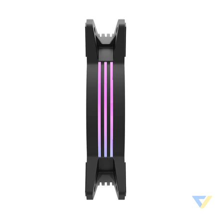 Computer Fan Set Darkflash C6 RGB 3in1 120x120 (black) Fans