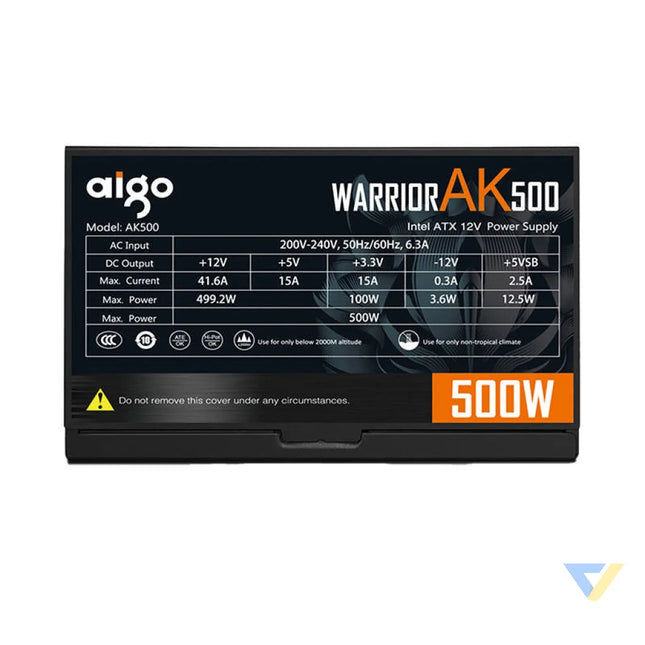 Computer Power Supply Aigo AK500 (black) Computer power supplies