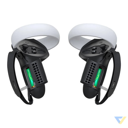 Controller Grip with Battery Door Kiwi Design Q1 PRO 2.2 for Meta Quest 2 Black VR accessories