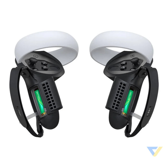 Controller Grip with Battery Door Kiwi Design Q1 PRO 2.2 for Meta Quest 2 Black VR accessories