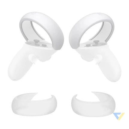 Controller Protective Cover Kiwi Design Q26 2.1 for Meta Quest 2 White VR accessories