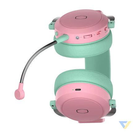 Cooler Master CH351 MC gaming headphones (green pink) Over ear
