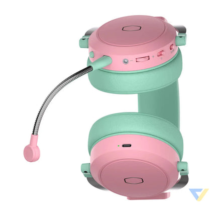 Cooler Master CH351 MC gaming headphones (green pink) Over ear