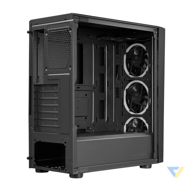 Cooler Master CMP510 ARGB computer case (black) With fan