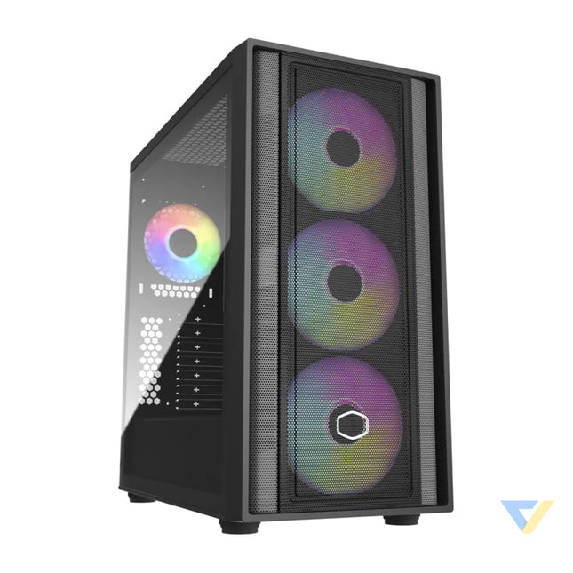 Cooler Master MasterBox 600 computer case (black) With fan