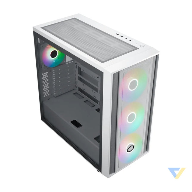 Cooler Master MasterBox 600 computer case (white) With fan
