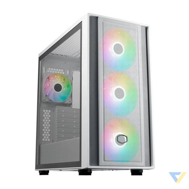 Cooler Master MasterBox 600 computer case (white) With fan