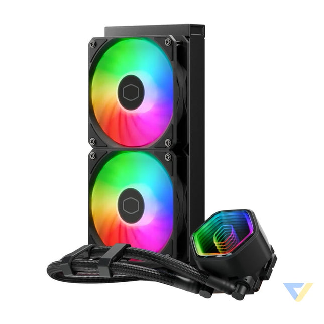 Cooler Master MasterLiquid 240 Core II ARGB water cooler (black) Water cooling