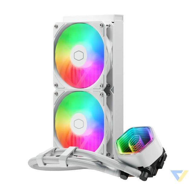 Cooler Master MasterLiquid 240 Core II ARGB water cooler (white) Water cooling