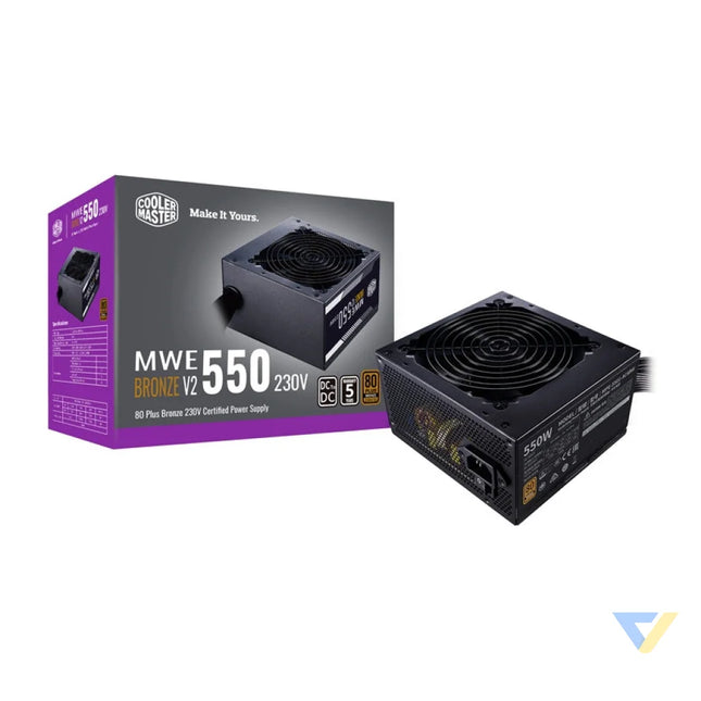 Cooler Master MWE BRONZE V2 230V 550W Power Supply Unit Computer power supplies