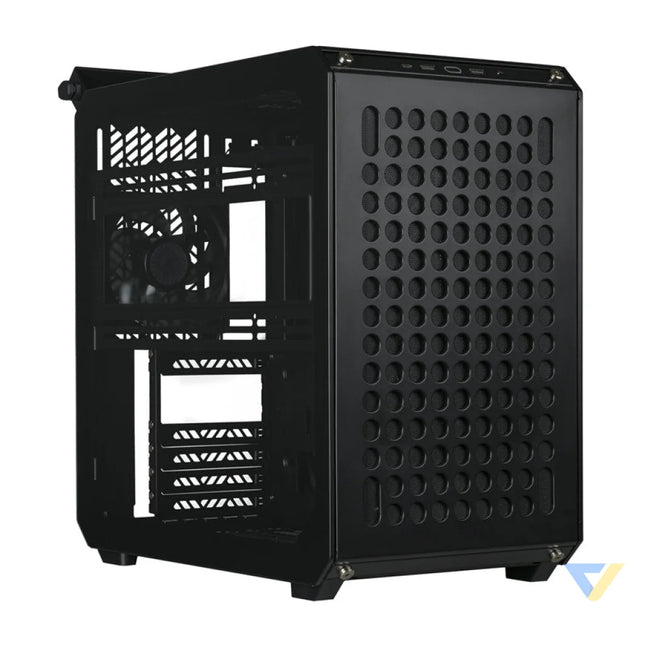 Cooler Master Qube 500 Flatpack computer case (black) With fan