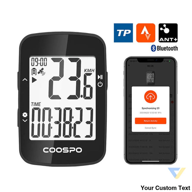 Coospo BC26 bicycle computer compatible with: Strava Trainingpeaks etc. Bicycle computers