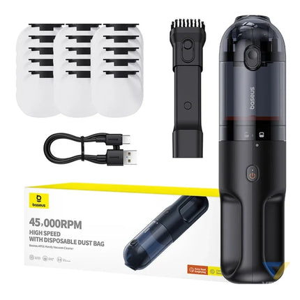Cordless Vacuum Cleaner Baseus AP01 5000Pa (black) Car vacuum cleaners