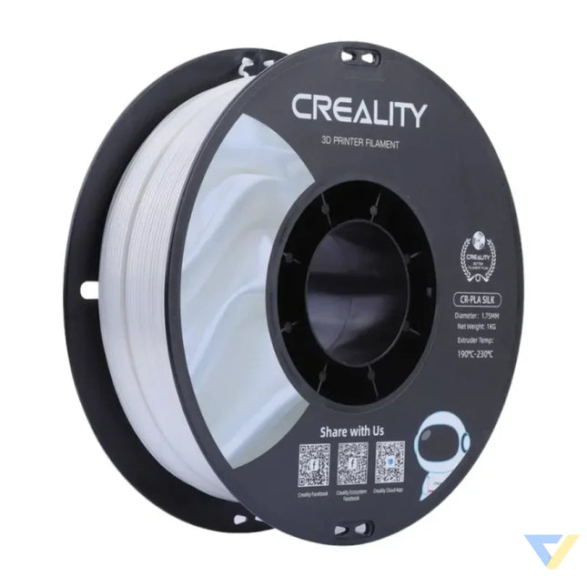 CR Silk PLA Filament Creality (White) Filaments