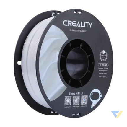 CR Silk PLA Filament Creality (White) Filaments