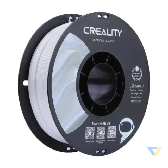 CR Silk PLA Filament Creality (White) Filaments