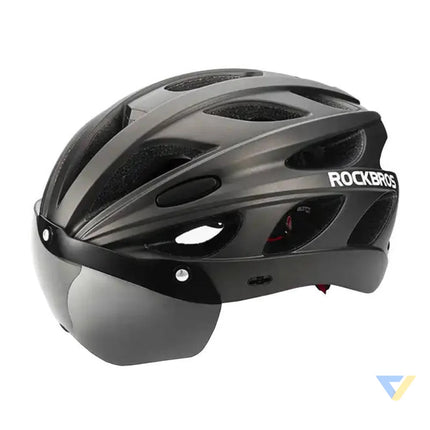 Cycling Helmet with glasses Rockbros TT 16 (black) Helmets