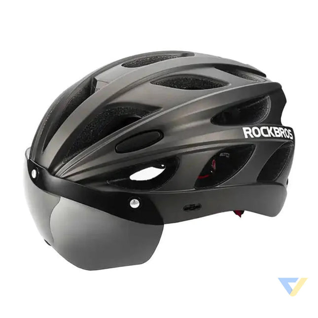 Cycling Helmet with glasses Rockbros TT 16 (black) Helmets