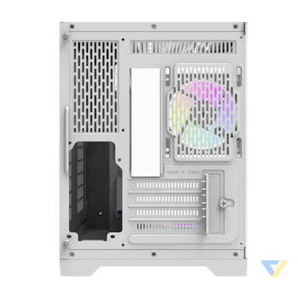 Darflash FT350 computer case + 5 aRGB fans (white) With fan