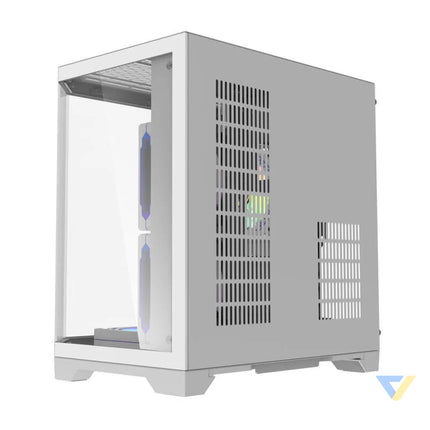 Darflash FT350 computer case + 5 aRGB fans (white) With fan