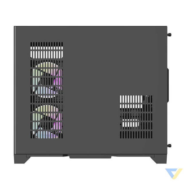 Darflash FT418 computer case + 6 aRGB fans (black) With fan