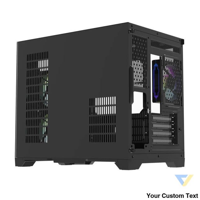 Darflash FT418 computer case + 6 aRGB fans (black) With fan