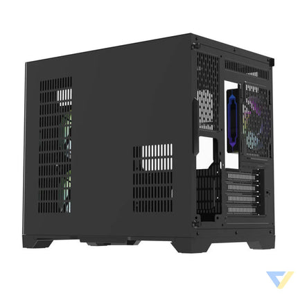 Darflash FT418 computer case + 6 aRGB fans (black) With fan