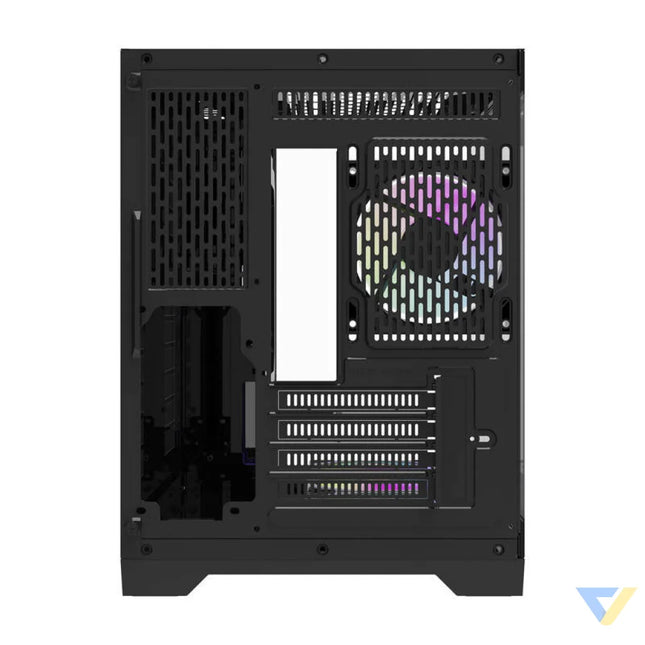 Darflash FT418 computer case + 6 aRGB fans (black) With fan