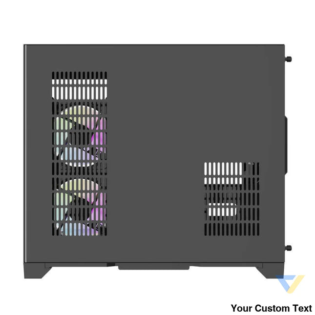 Darflash FT418 computer case + 6 aRGB fans (black) With fan