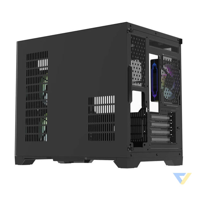 Darflash FT418 computer case + 6 aRGB fans (black) With fan