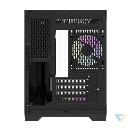 Darflash FT418 computer case + 6 aRGB fans (black) With fan