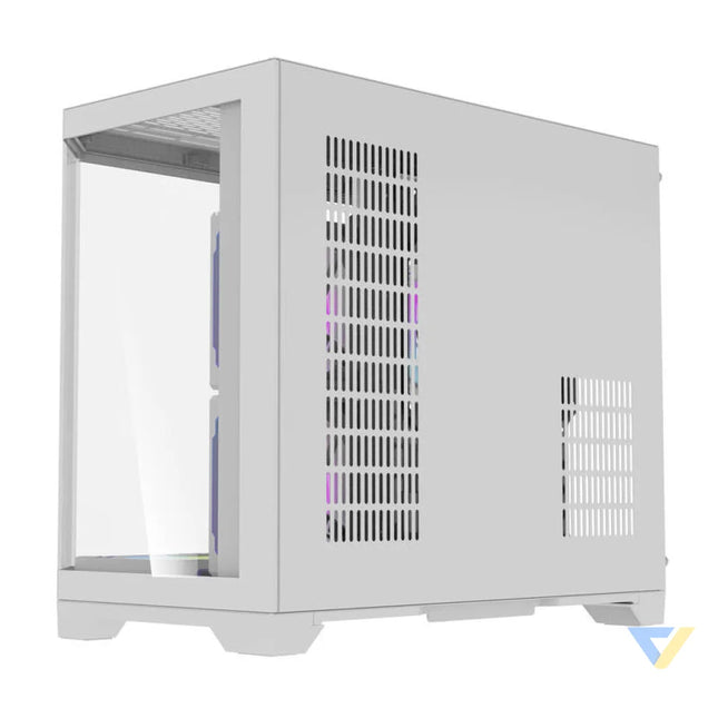 Darflash FT418 computer case + 6 aRGB fans (white) With fan