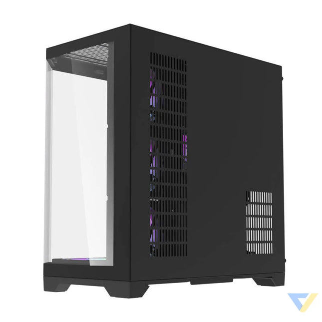 Darflash FT418 PRO computer case + 7 aRGB fans (black) With fan
