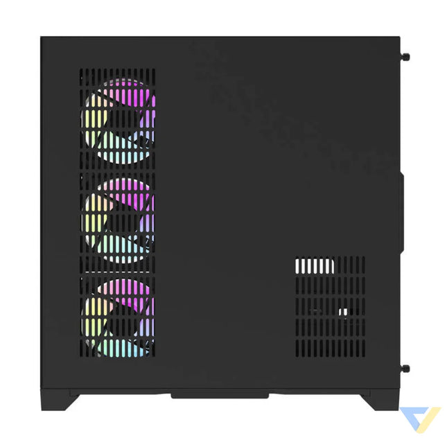 Darflash FT418 PRO computer case + 7 aRGB fans (black) With fan
