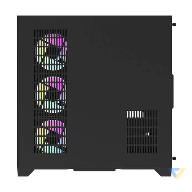 Darflash FT418 PRO computer case + 7 aRGB fans (black) With fan