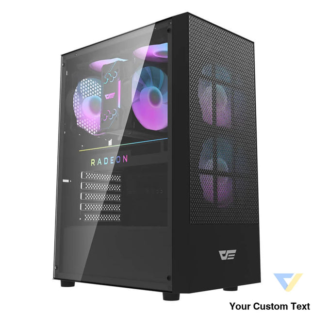 Darkflash A290 computer case (black) + 3 fans With fan