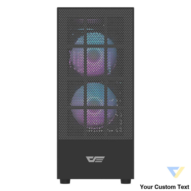 Darkflash A290 computer case (black) + 3 fans With fan