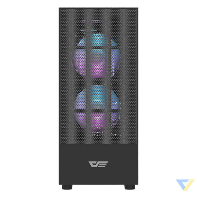 Darkflash A290 computer case (black) + 3 fans With fan