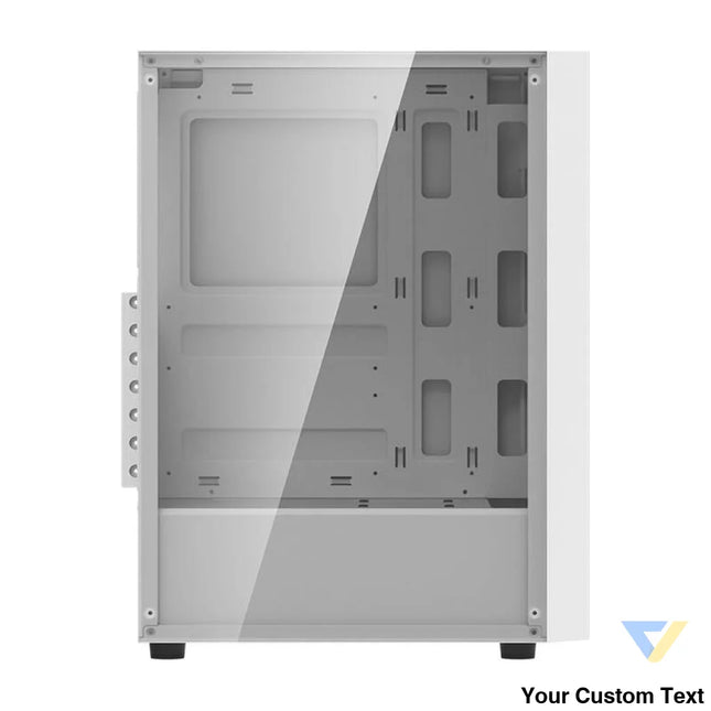 Darkflash A290 computer case (white) + 3 RGB fans With fan