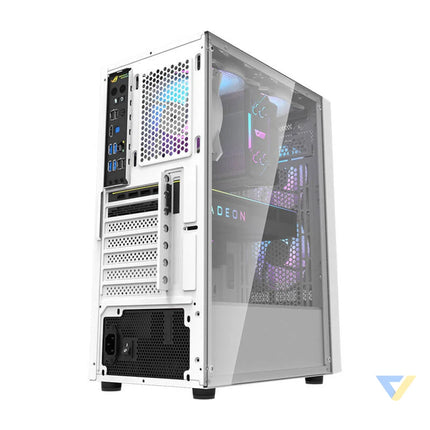 Darkflash A290 computer case (white) + 3 RGB fans With fan