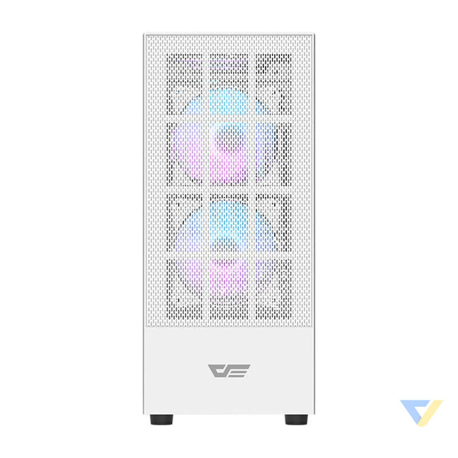 Darkflash A290 computer case (white) + 3 RGB fans With fan
