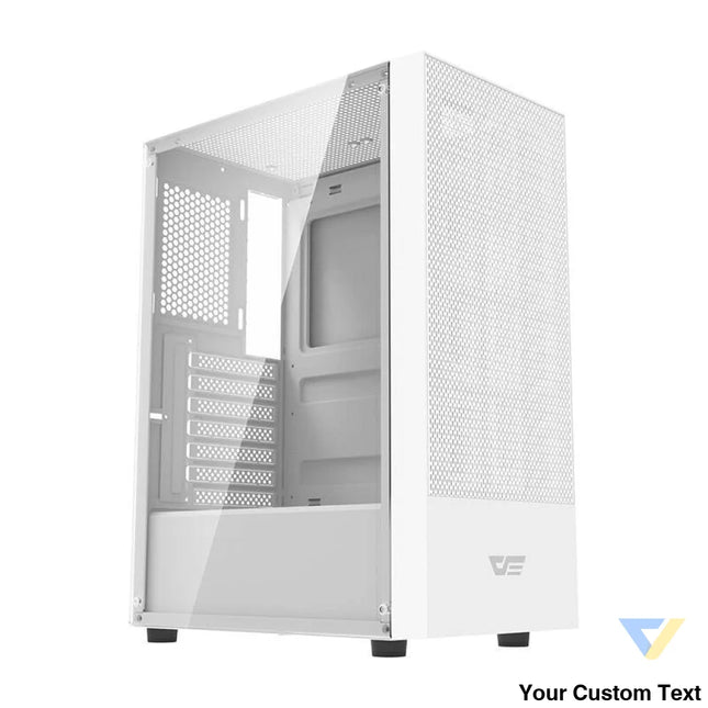 Darkflash A290 computer case (white) + 3 RGB fans With fan