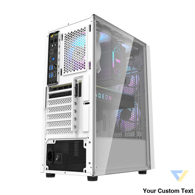 Darkflash A290 computer case (white) + 3 RGB fans With fan