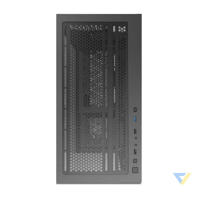 Darkflash C218M computer case + 6 ARGB fans (black) With fan