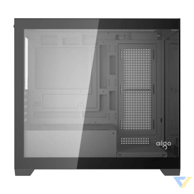 Darkflash C218M computer case + 6 ARGB fans (black) With fan