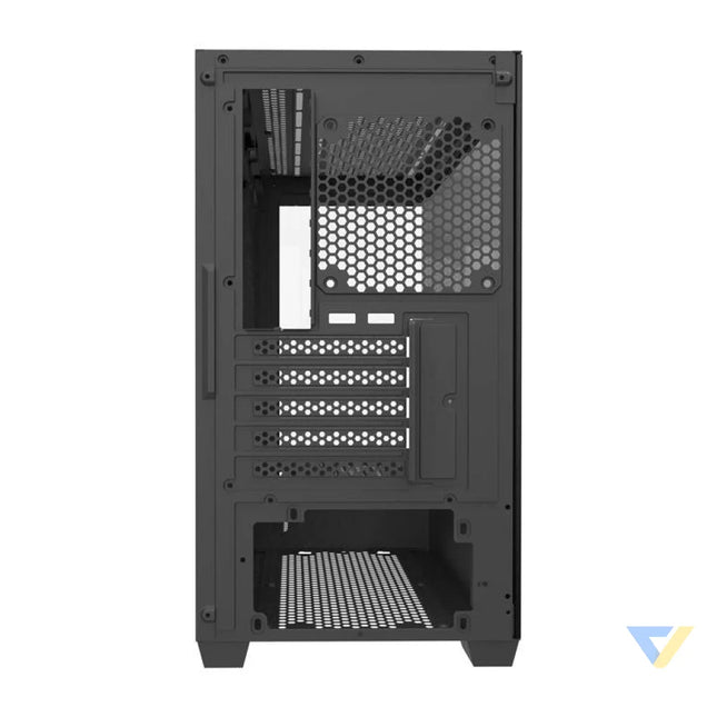 Darkflash C218M computer case + 6 ARGB fans (black) With fan