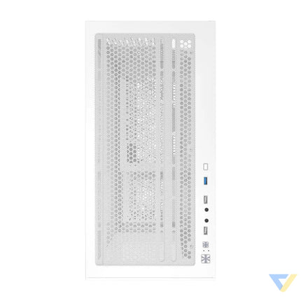 Darkflash C218M computer case + 6 ARGB fans (white) With fan