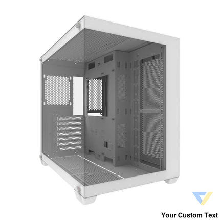 Darkflash C285P computer case (white) Without fan
