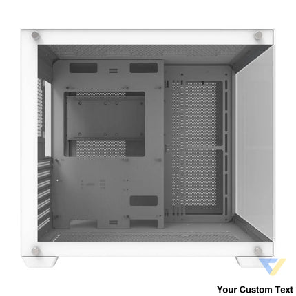 Darkflash C285P computer case (white) Without fan