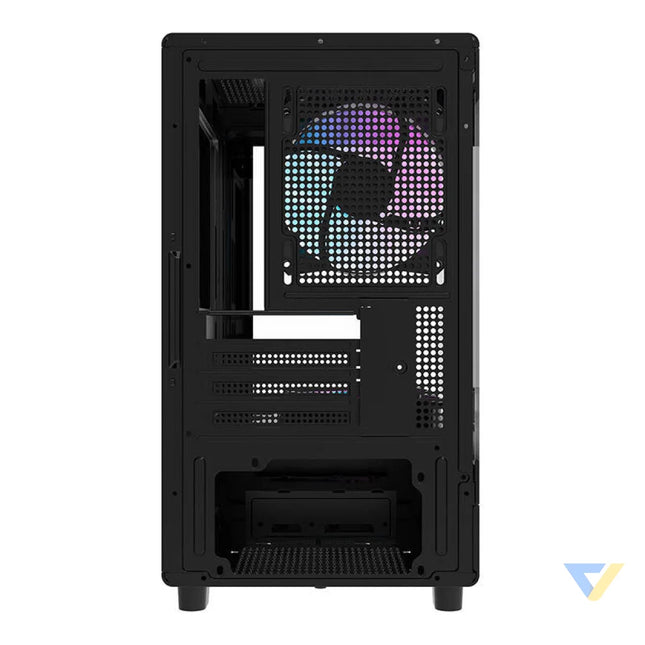 Darkflash DB330M computer case + 3 aRGB fans (black) With fan